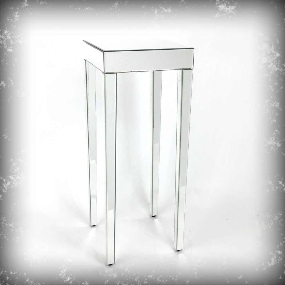 Beveled Mirror Pedestal