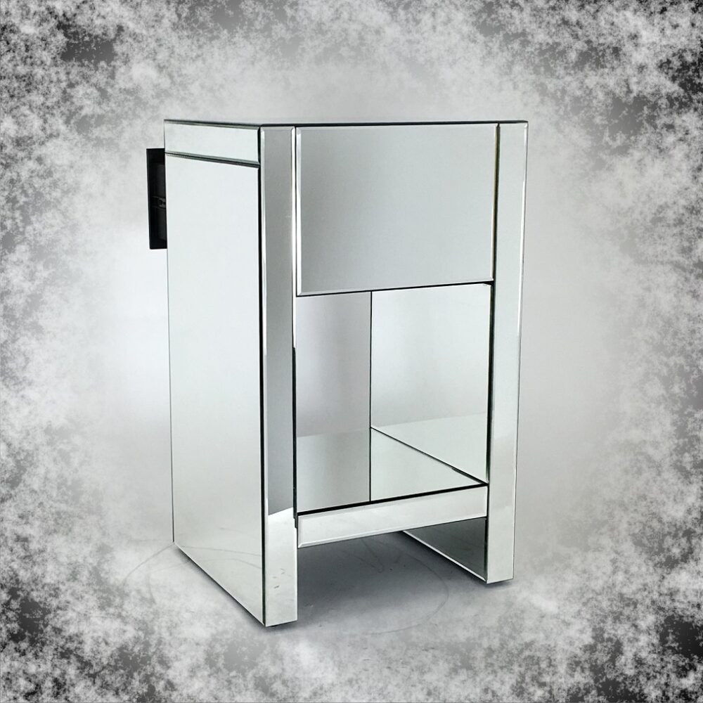 Beveled Mirror Chest Of One Drawer-zoom-5