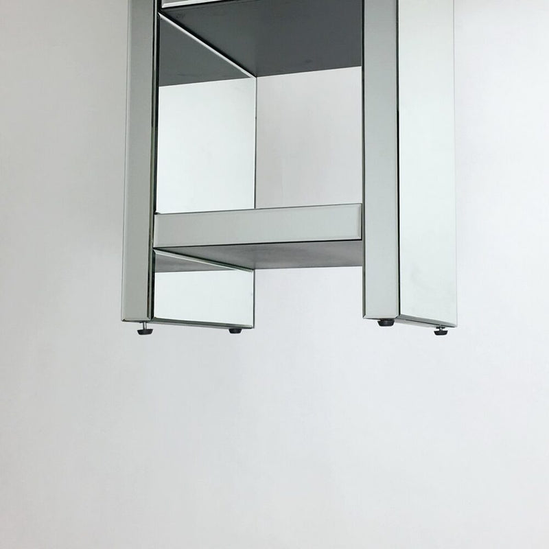 Beveled Mirror Chest Of One Drawer-zoom-
