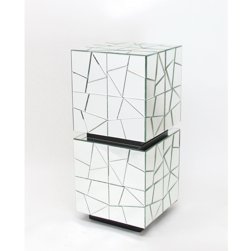 Beveled Mirror Pedestal-zoom-1