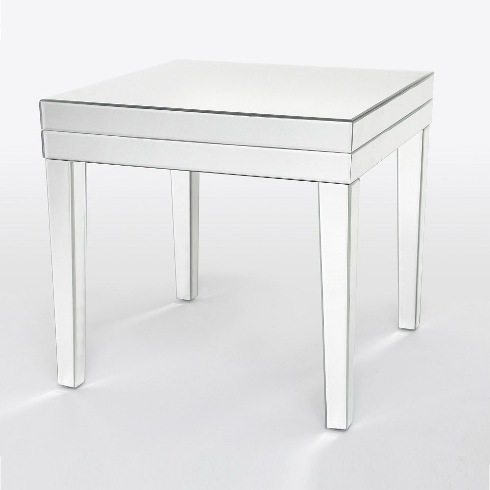 Beveled Mirror End Table-zoom-1