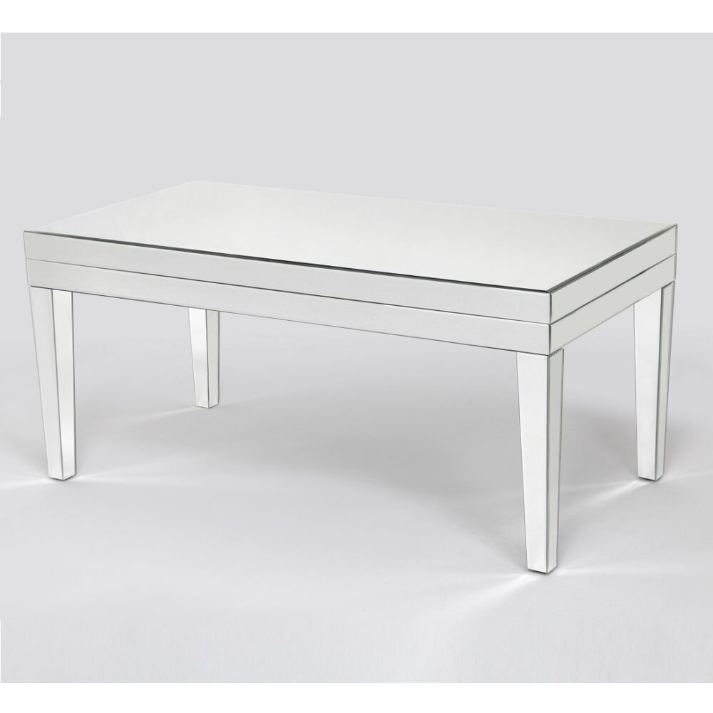 Beveled Mirror Coffee Table