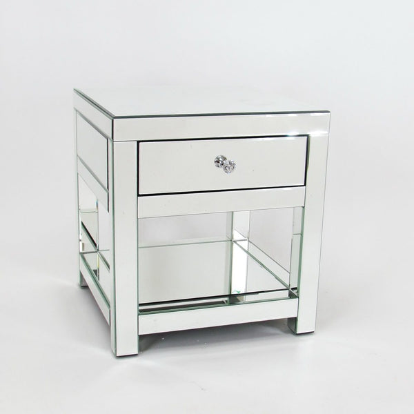 Beveled Side Table