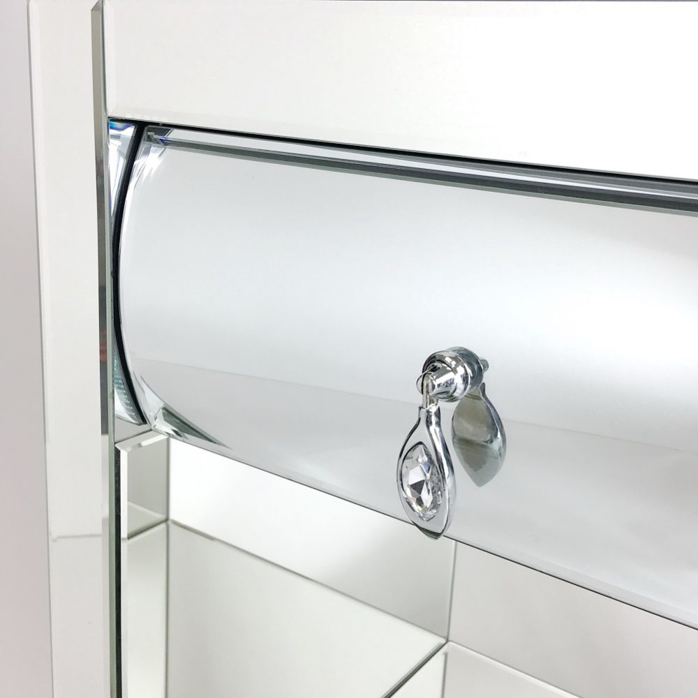 Hot Curved Mirror Chest Of One Drawer-zoom-4