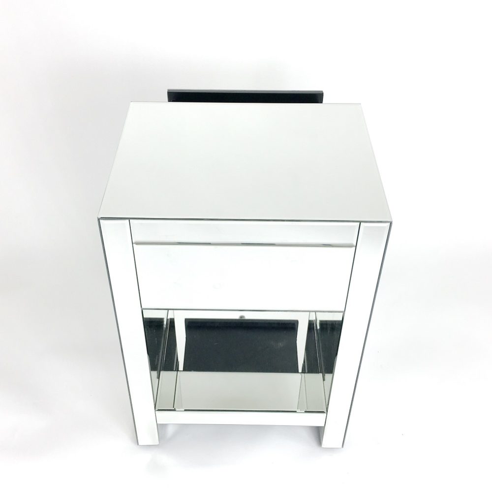 Hot Curved Mirror Chest Of One Drawer-zoom-3