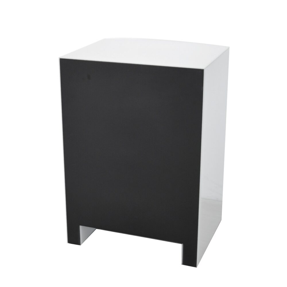 Hot Curved Glass Chest Of 3 Drawers-zoom-4