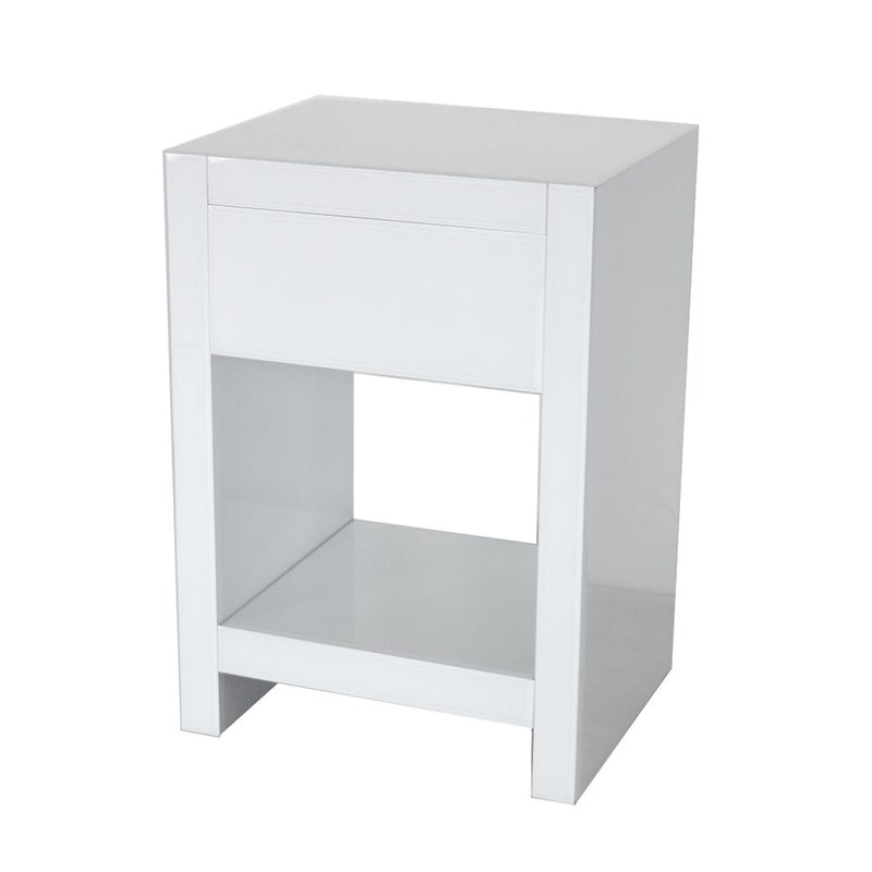 Hot Curved Glass Chest Of One Drawer-zoom-