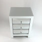 Hot Curved Glass Chest Of 3 Drawers