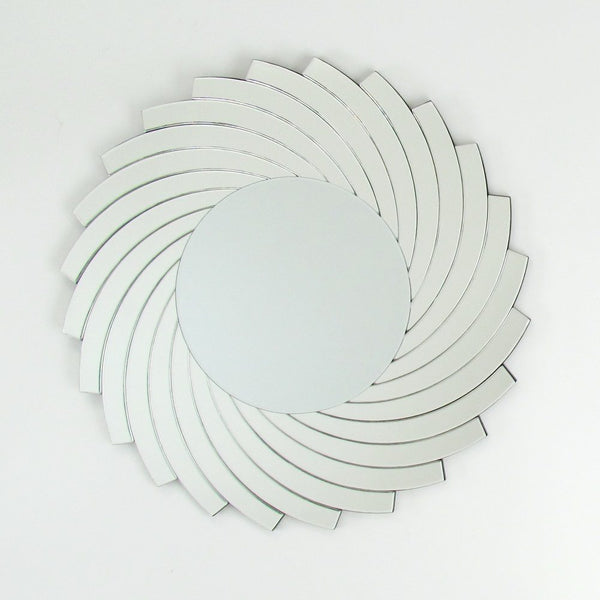 Round Beveled Mirror