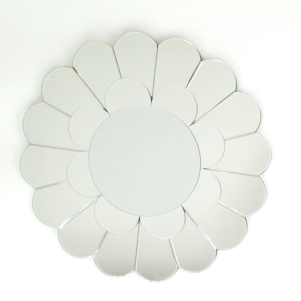 Round Beveled Mirror