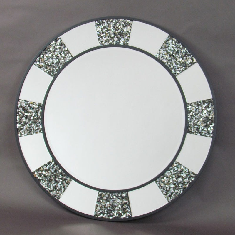 Pebble Shell Beveled Mirror-zoom-