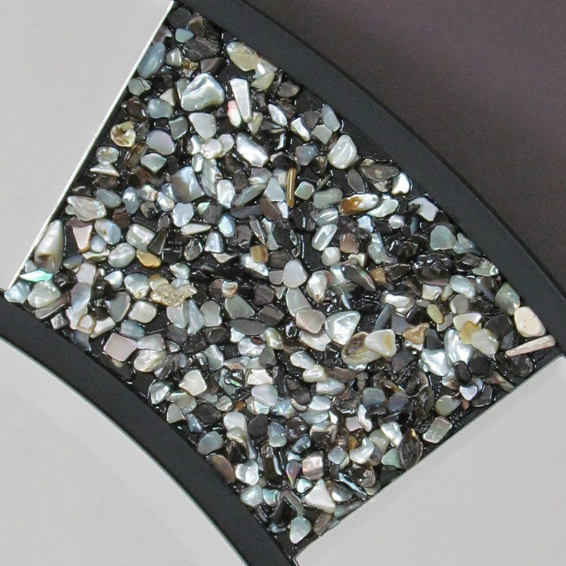 Pebble Shell Beveled Mirror-zoom-