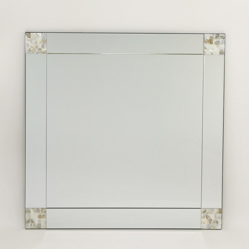 Mother Of Pearl  Beveled Mirror-zoom-