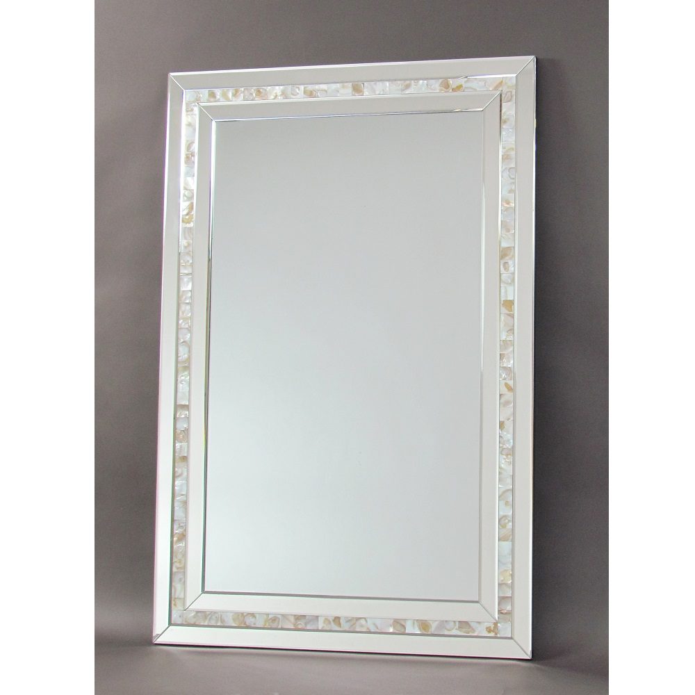 Mother Of Pearl  Beveled Mirror-zoom-1