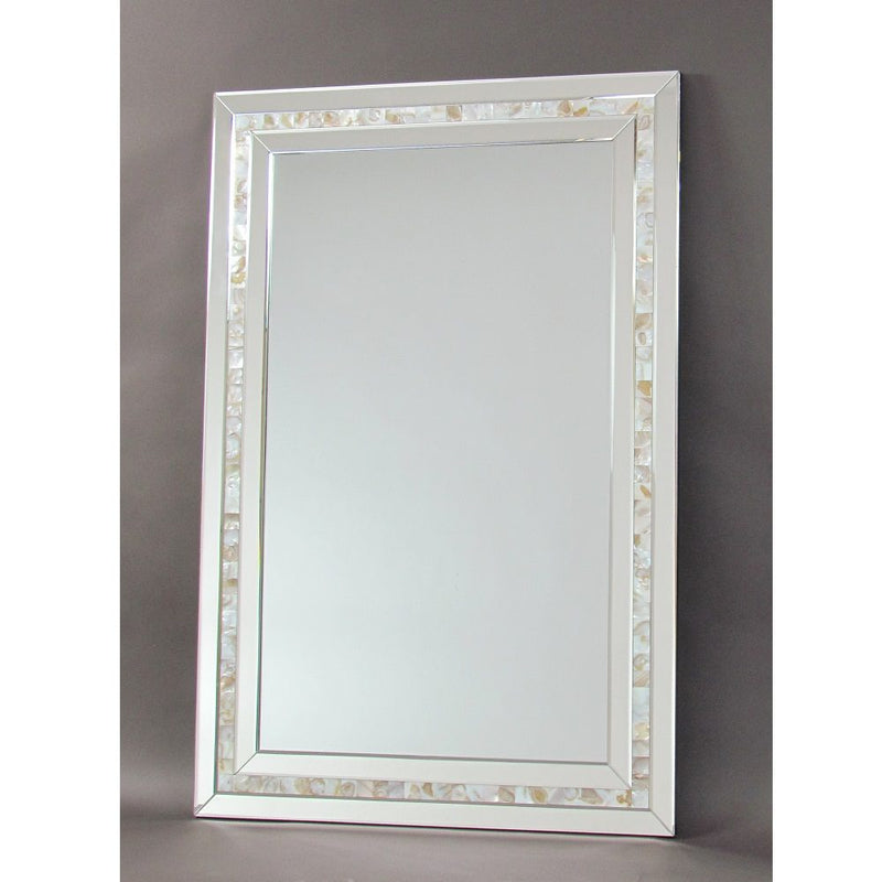 Mother Of Pearl  Beveled Mirror-zoom-