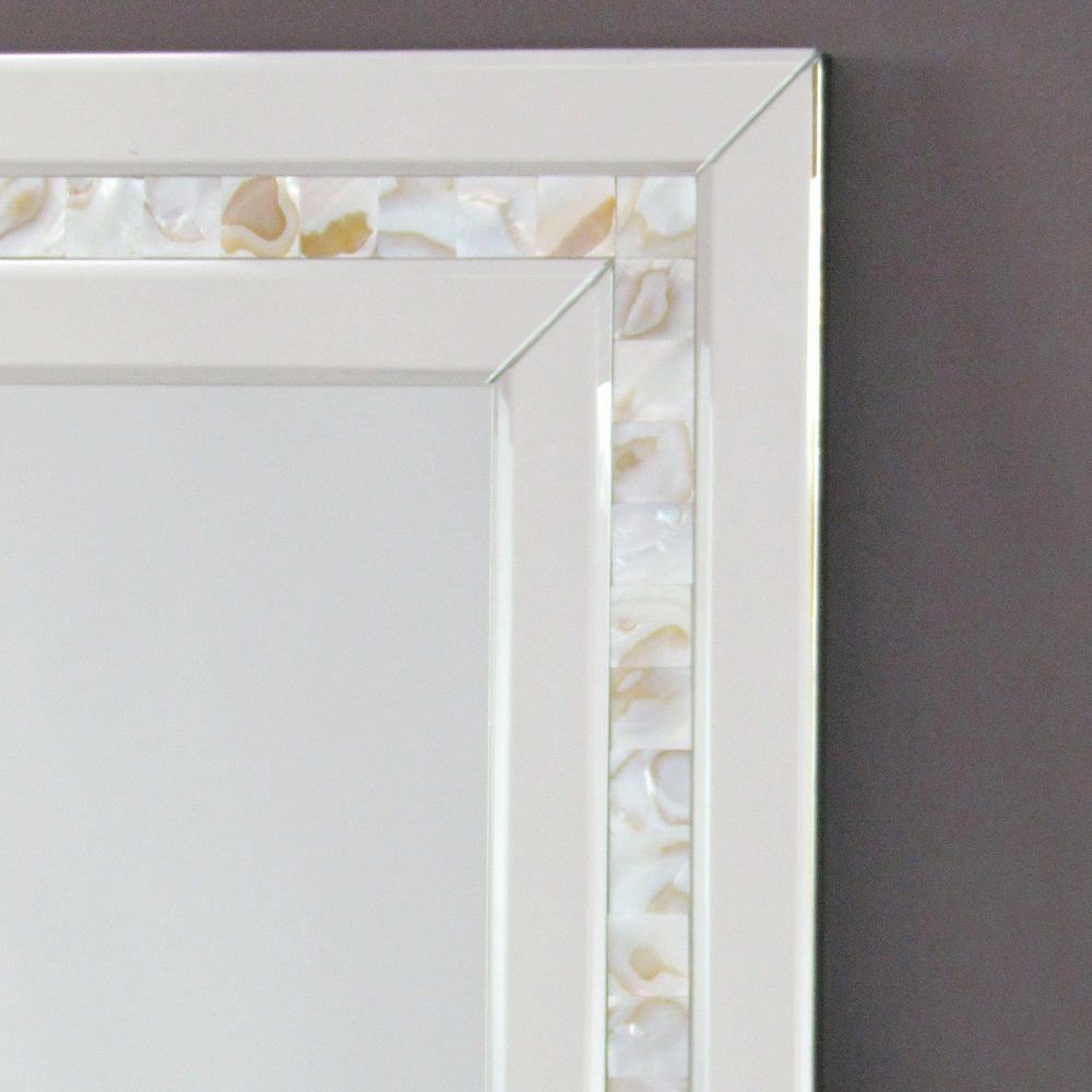Mother Of Pearl  Beveled Mirror-zoom-2