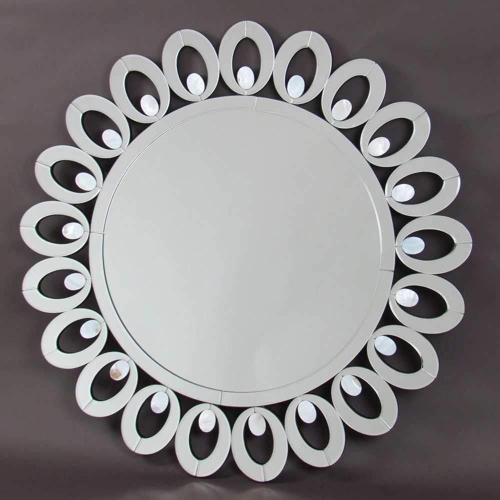 Mother Of Pearl  Beveled Mirror-zoom-2