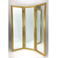 Full Size Dressing Room Divider Gold