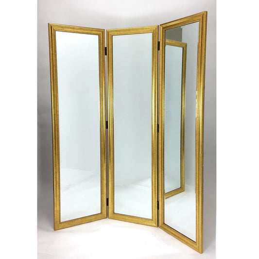 Full Size Dressing Room Divider Gold