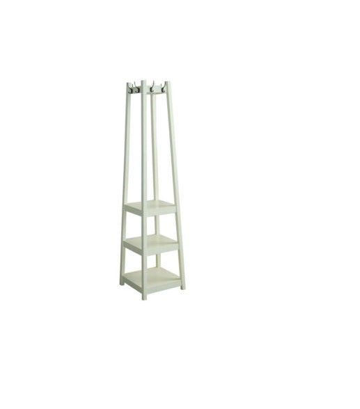 3-Tier Tower Shoe/ Coat Rack white-zoom-1