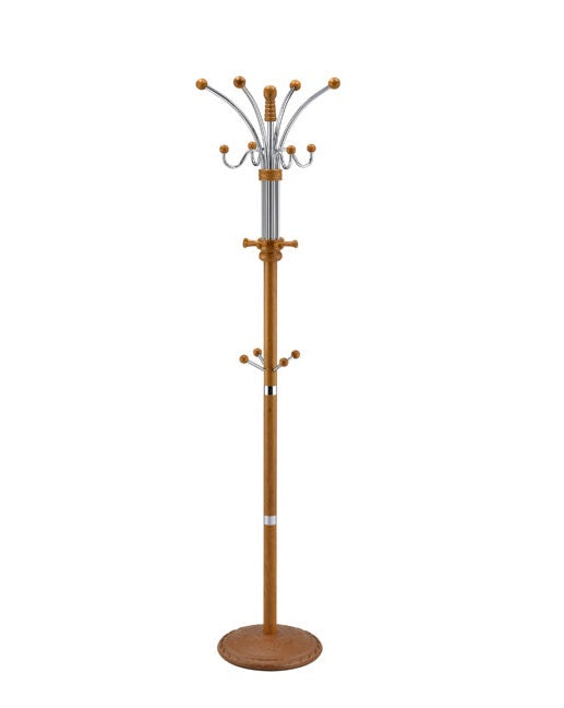 73" Coat Rack Oak-zoom-1