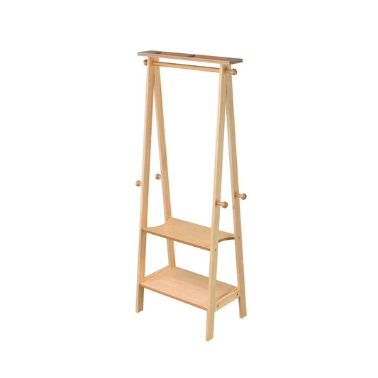 59" In Natural Garment Rack