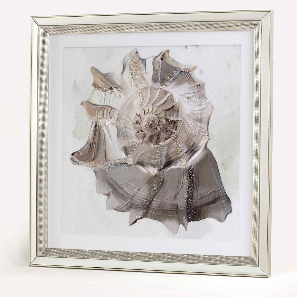 Nautical Sea Shells Framed Wall Art-zoom-2