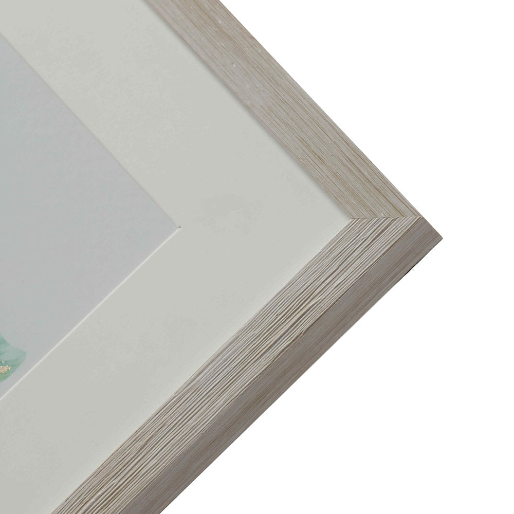 Green Leafs Framed Wall Art-zoom-4