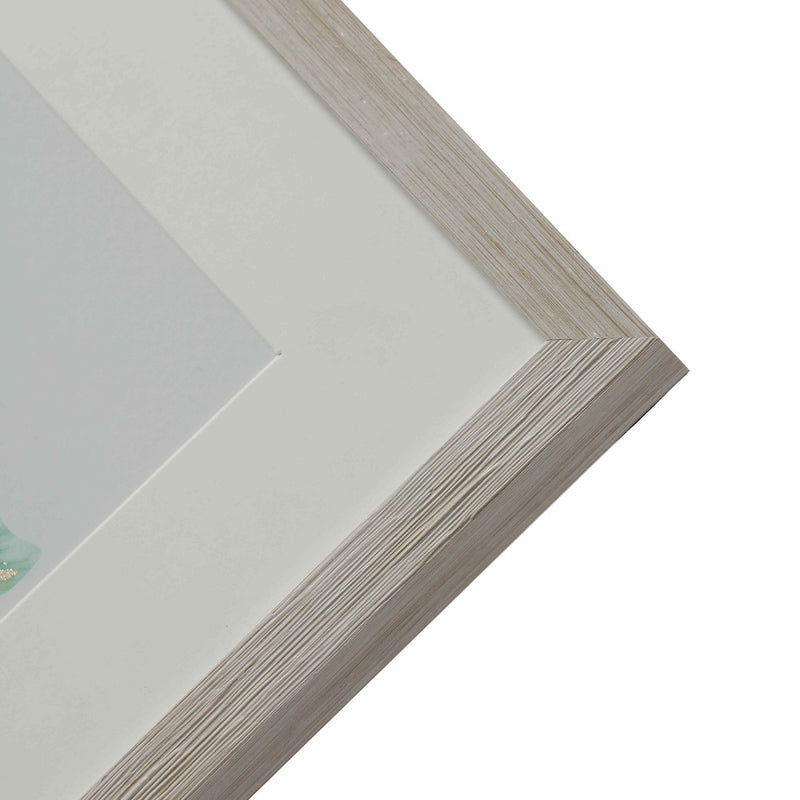Green Leafs Framed Wall Art-zoom-