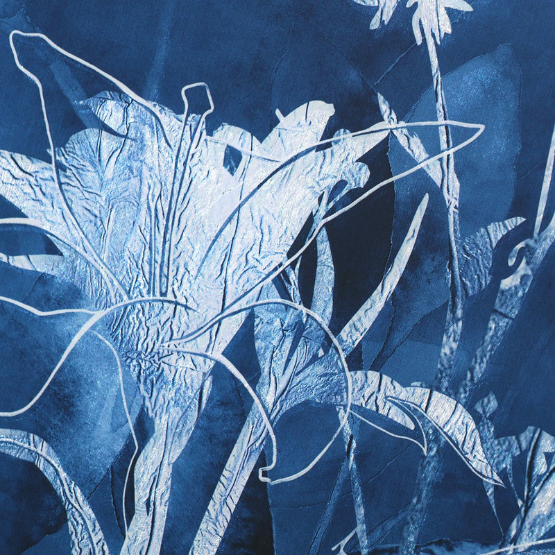 Sliver Botanical Floral Framed Wall Art-zoom-