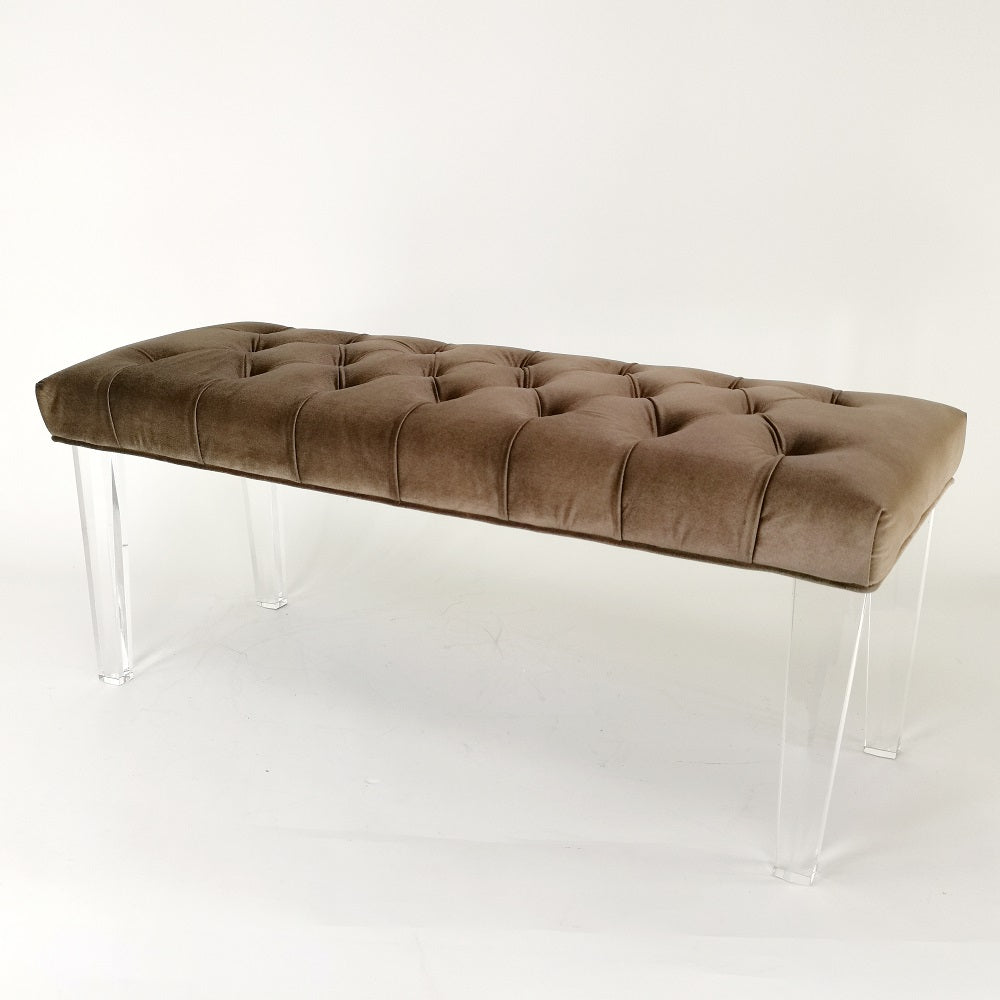 Elegant Bench Light Brown-zoom-2