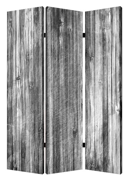 Screen Gems Distressed Wood Canvas Screen