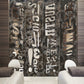Screen Gems Distressed Wooden Screen