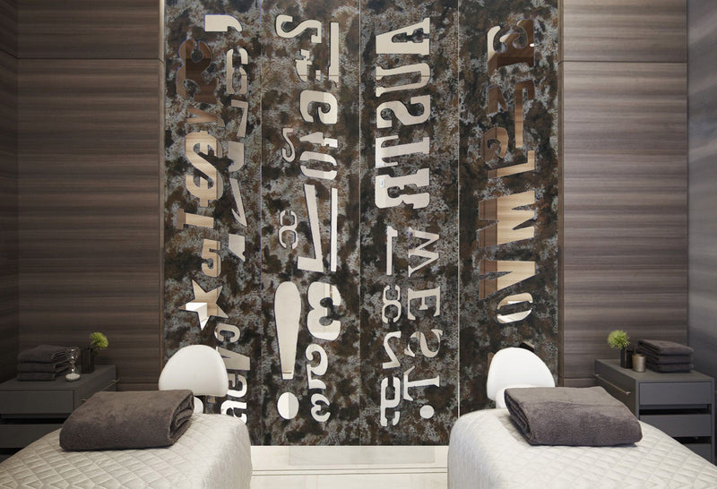 Screen Gems Distressed Wooden Screen-zoom-