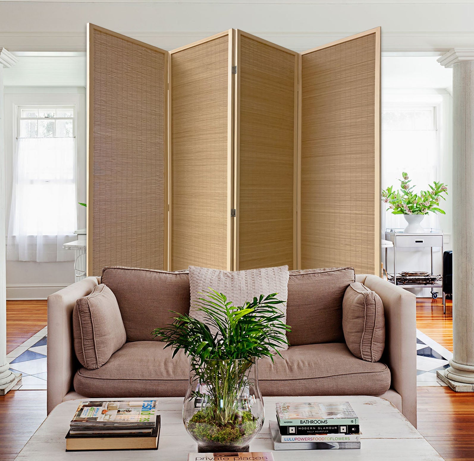 Screen Gems Bamboo Osaka Screen 4-Panel-zoom-1