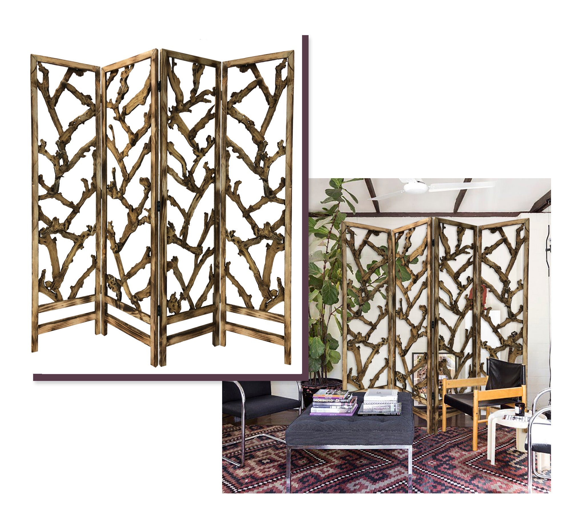 Screen Gems Mulbery Alpine Screen 4 Panel-zoom-1