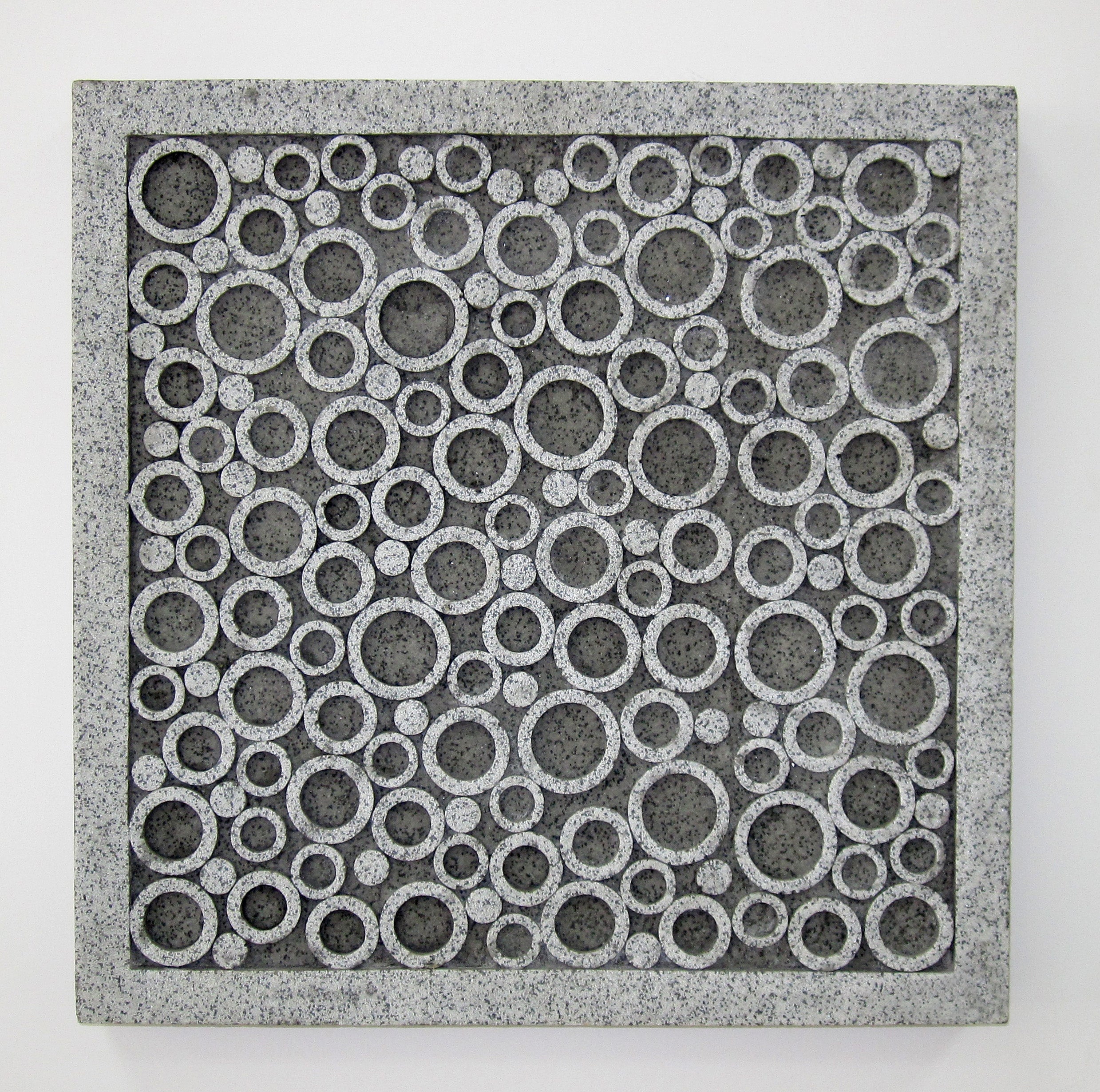 Sandstone Square Bubble Design Wall Art-zoom-1