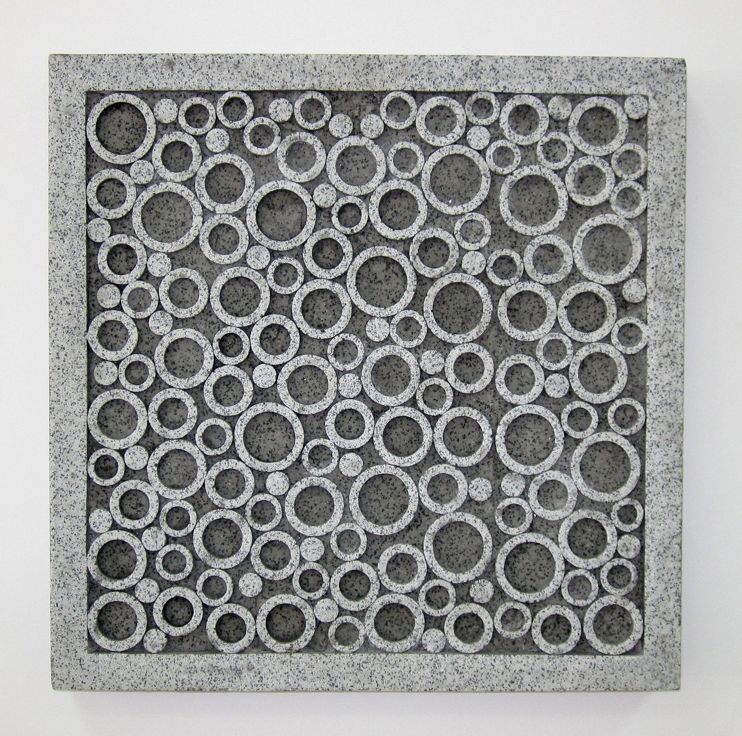 Sandstone Square Bubble Design Wall Art