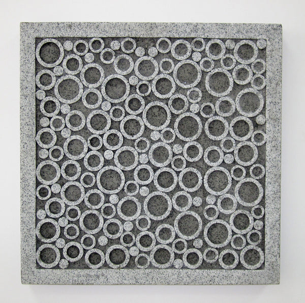 Sandstone Square Bubble Design Wall Art