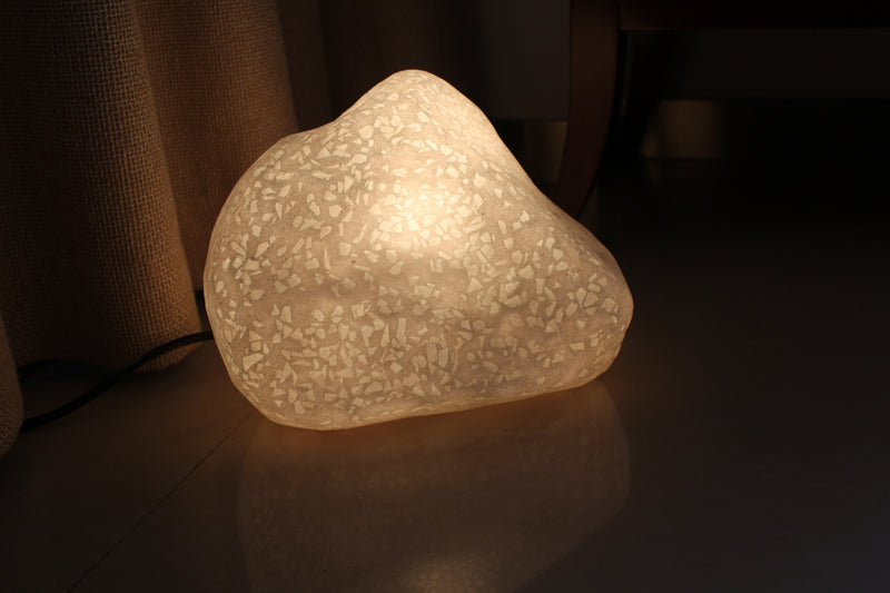 Sandstone Polished Stone With Light-zoom-