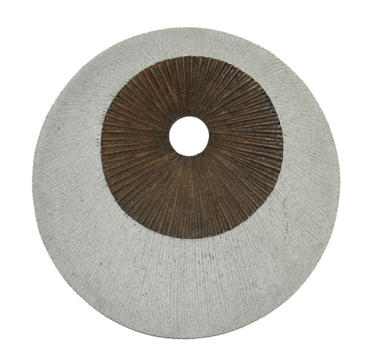 Round Double Layer Wall Decor Ribbed Finish 19" X 2.56"