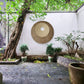 Round Double Layer Ribbed Wall Plaque 27" X 3"