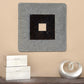 Square Wall Art, Ribbed Finish 14" X 2"