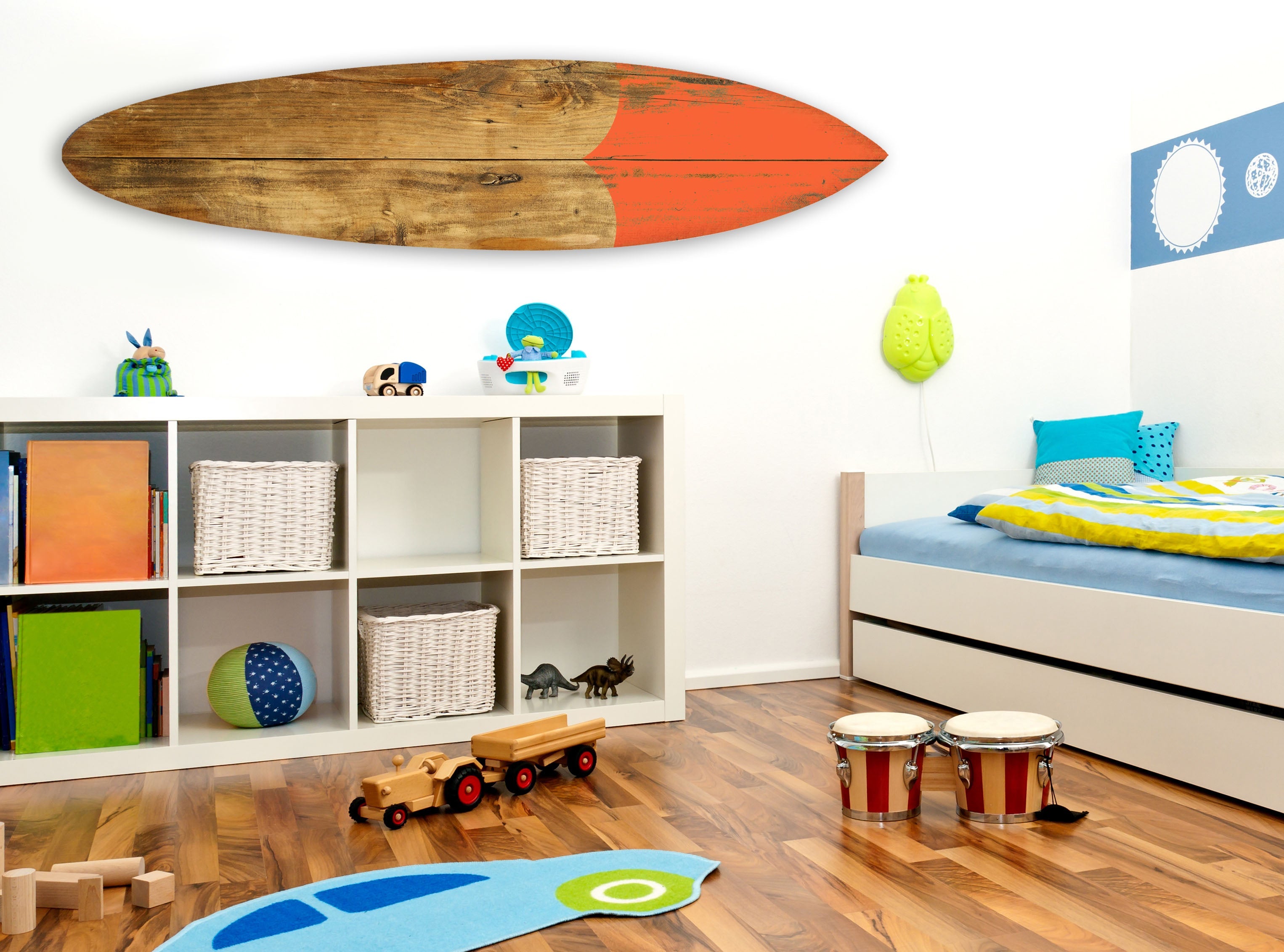 Screen Gems Surf On Surfboard Wall Art-zoom-1