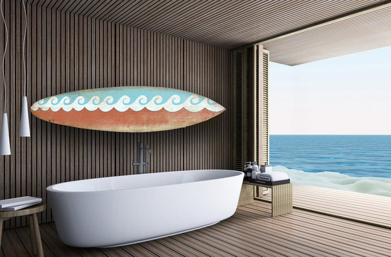 Screen Gems Life's a Wave Surfboard Wall Art-zoom-