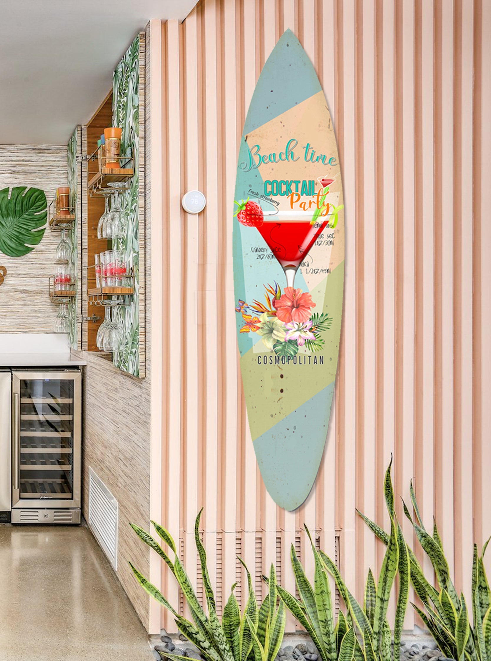 Screen Gems Cocktail Surfboard Wall Art-zoom-1