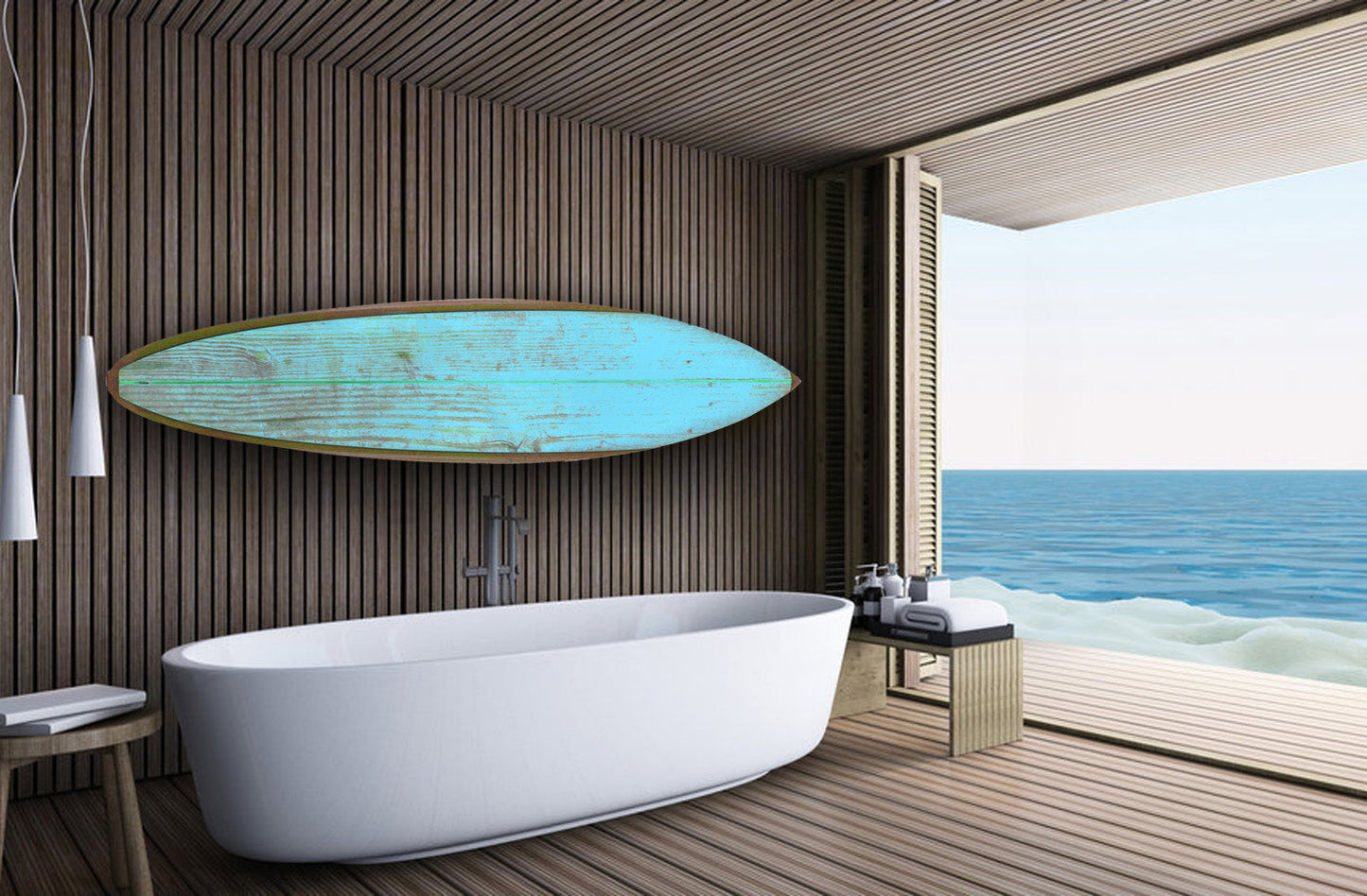 Screen Gems Offshore Surfboard Wall Art