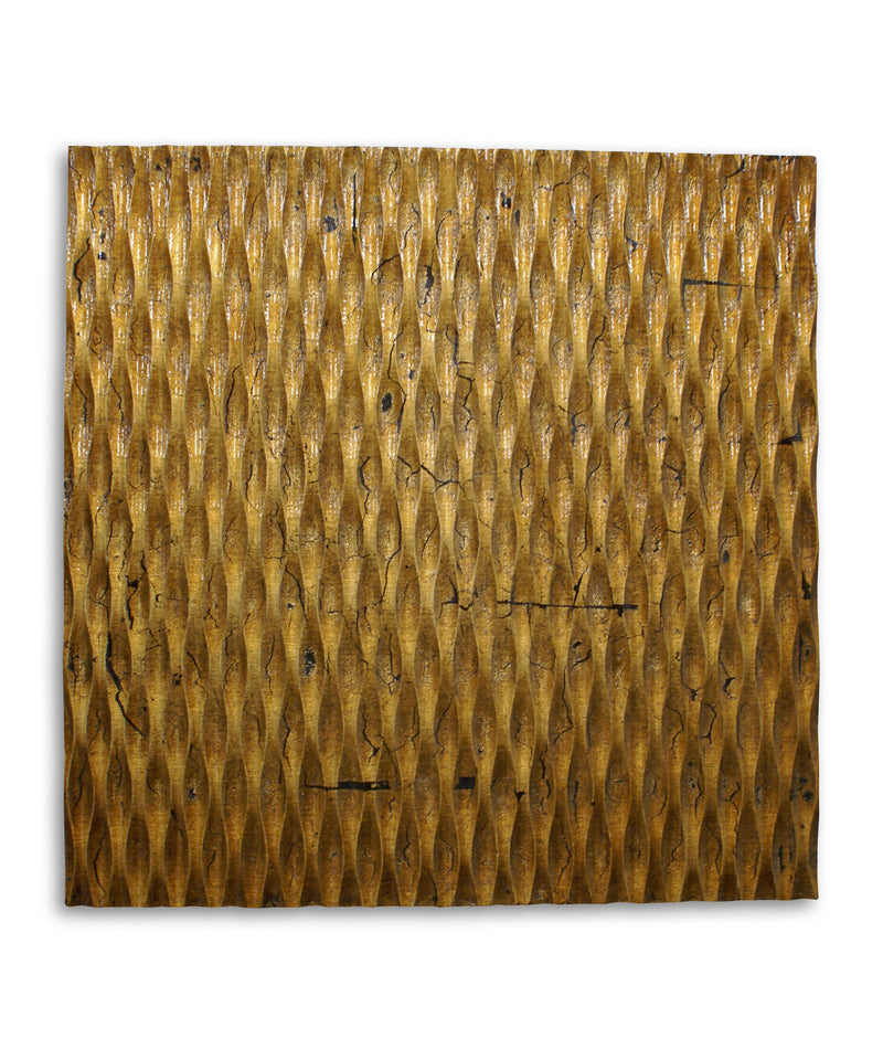 Metallic Ridge Gold Wall Art-zoom-